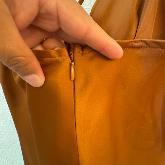 Urban Outfitters Brown Satin Mini Dress - Picture 13 of 15